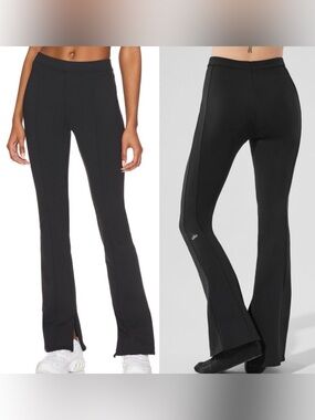 ALO YOGA High-Waist Zip-It Flare Leggings Pants